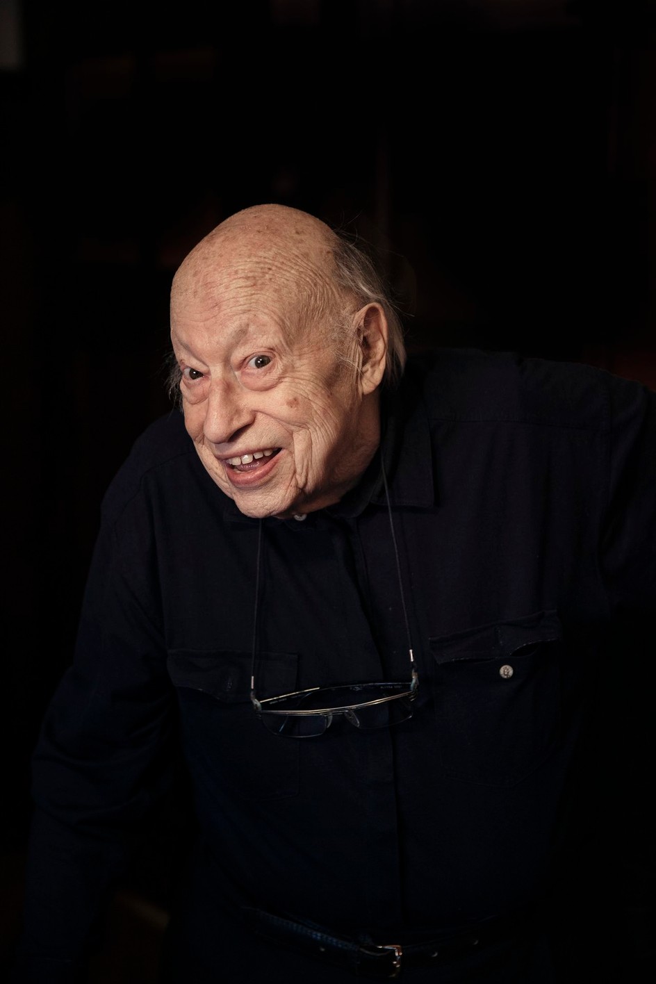 Jean-Jacques Perrey at home in Lausanne, Switzerland, November 2015. Photograph by Cybele Malinowski.