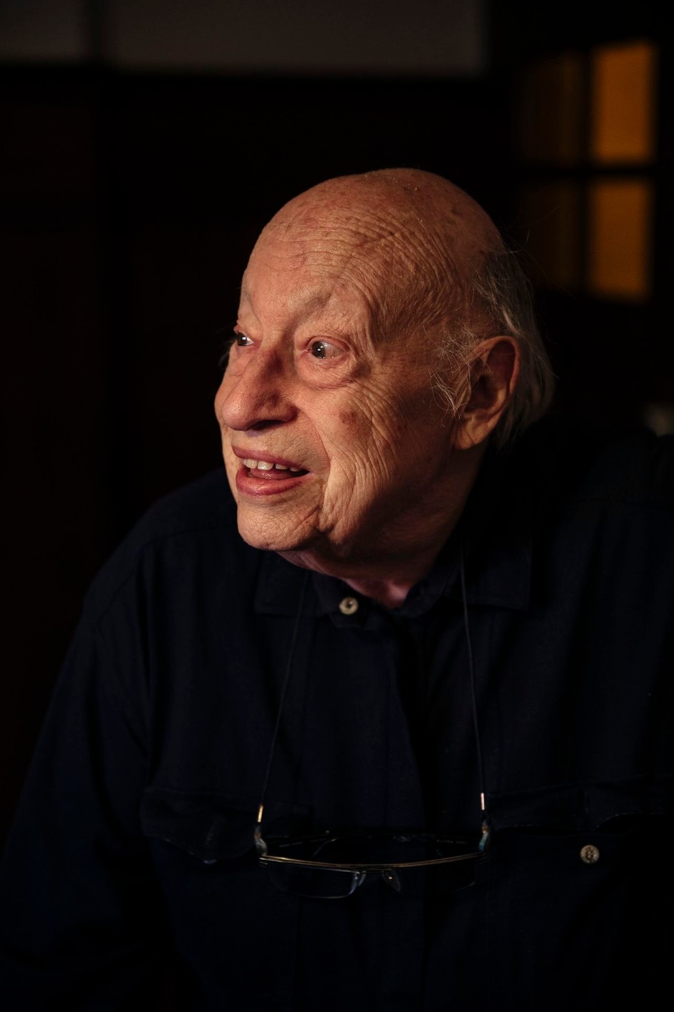 Jean-Jacques Perrey at home in Lausanne, November 2015. Photograph by Cybele Malinowski.