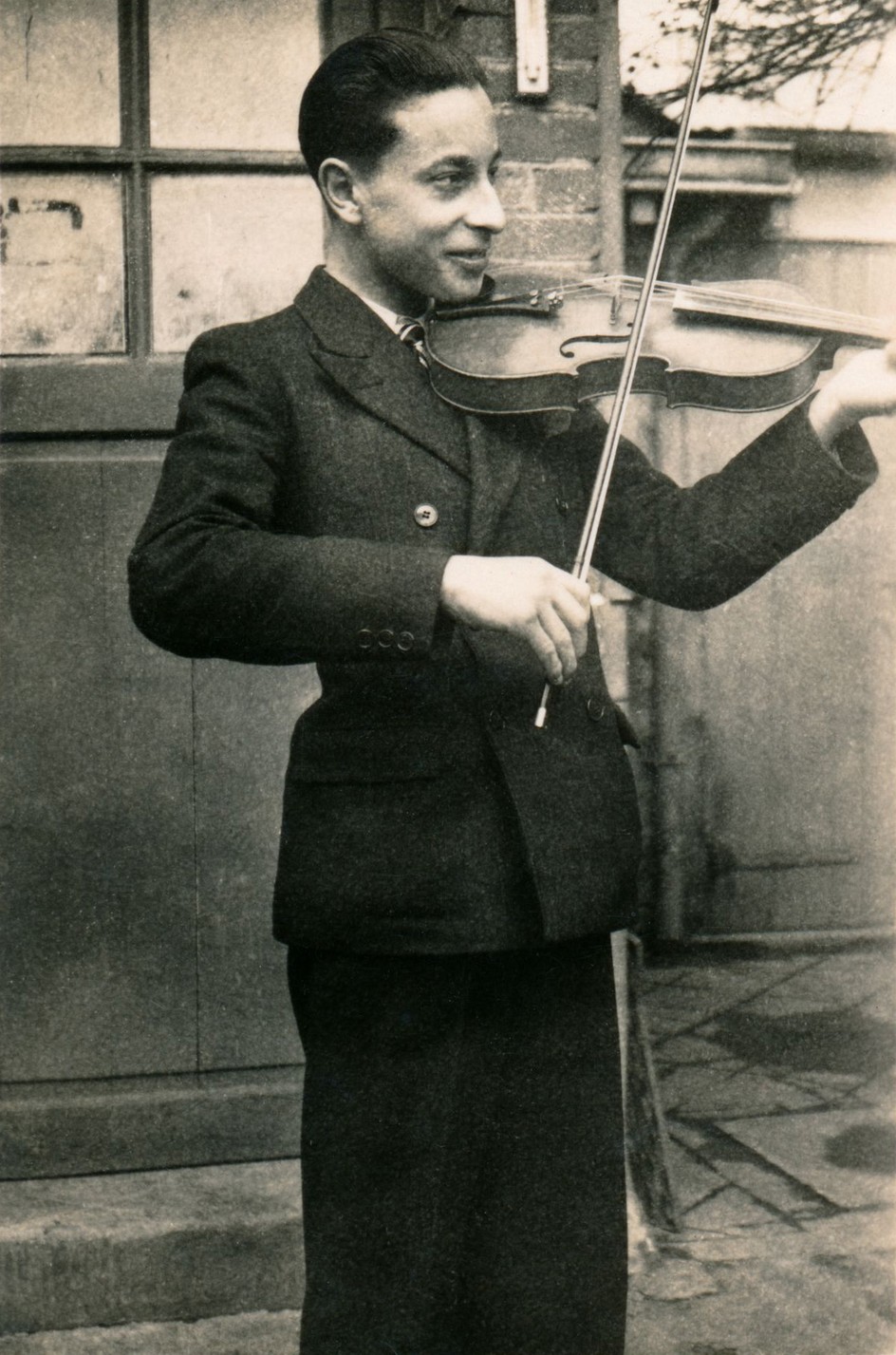 Jean Marcel Leroy, violin student, some years before he would take on the moniker Jean-Jacques Perrey.