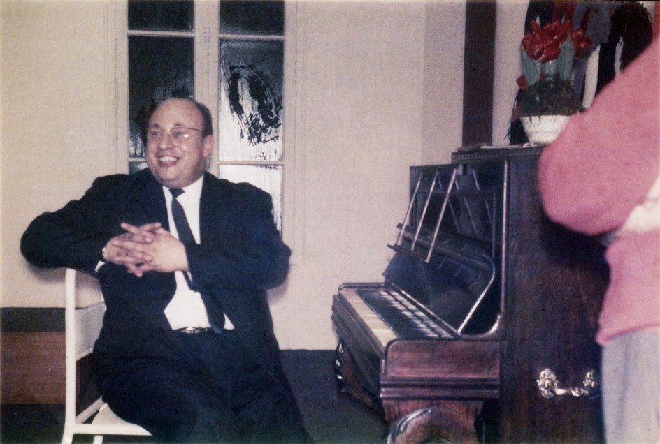Jean-Jacques Perrey at the piano in the mid 1960s.